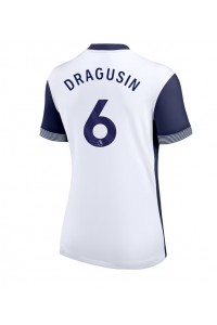 Fotbalové Dres Tottenham Hotspur Radu Dragusin #6 Dámské Domácí Oblečení 2024-25 Krátký Rukáv